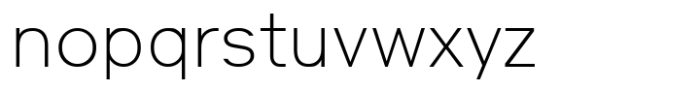 Nure Text Thin Font LOWERCASE