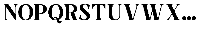 Nurencia Font UPPERCASE