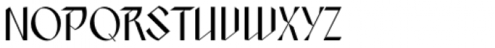 Nurnberg Thin Font UPPERCASE