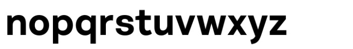 Nurom Next Bold Font LOWERCASE