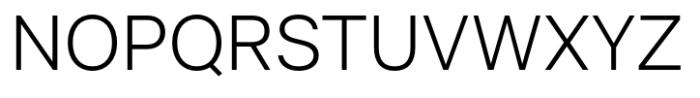 Nurom Next Light Font UPPERCASE