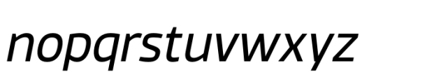 Nusara Italic Font LOWERCASE
