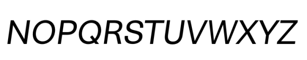 Nustar Italic Font UPPERCASE