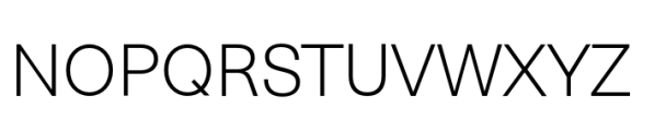 Nustar Light Font UPPERCASE