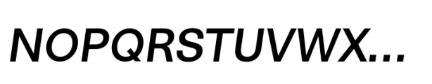 Nustar Medium Italic Font UPPERCASE