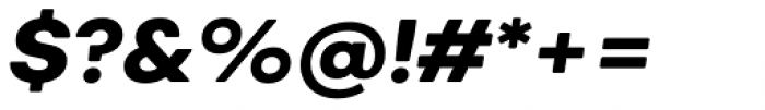 Nutmeg Extra Bold Italic Font OTHER CHARS