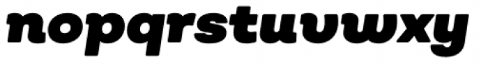 Nutmeg Headline Ultra Black Italic Font LOWERCASE
