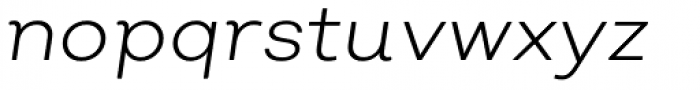 Nutmeg Light Italic Font LOWERCASE