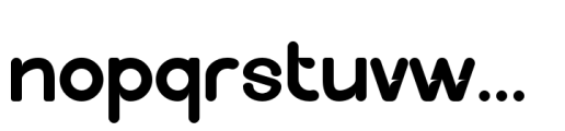 Nuvea Regular Font LOWERCASE