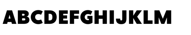 Nuventa Black Font UPPERCASE