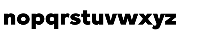 Nuventa Black Font LOWERCASE