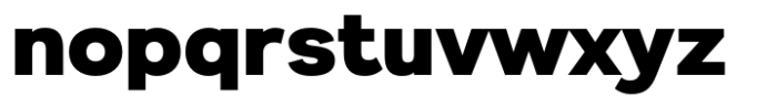 Nuvica Extra Bold Font LOWERCASE