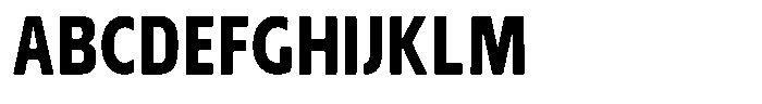 Nuviora Smooth Black Condensed Font UPPERCASE
