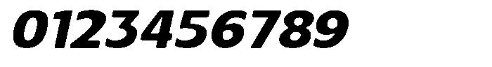 Nuviora Smooth Black Slant Expanded Font OTHER CHARS