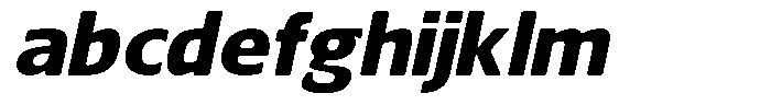 Nuviora Smooth Black Slant Expanded FONT