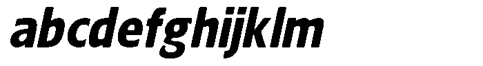 Nuviora Smooth Black Slant Semi Conde FONT