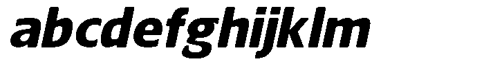 Nuviora Smooth Black Slant Semi Expan FONT
