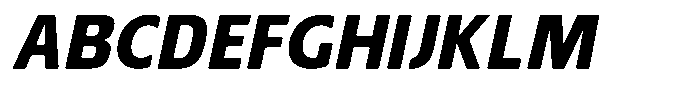 Nuviora Smooth Black Slant Font UPPERCASE