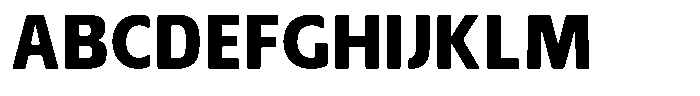 Nuviora Smooth Black Font UPPERCASE