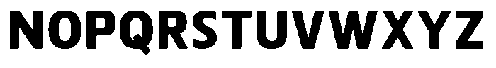 Nuviora Smooth Black Font UPPERCASE