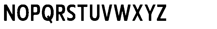 Nuviora Smooth Bold Condensed Font UPPERCASE