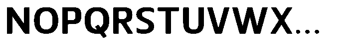 Nuviora Smooth Bold Semi Expanded Font UPPERCASE
