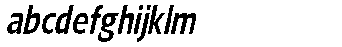 Nuviora Smooth Bold Slant Condensed FONT