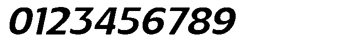 Nuviora Smooth Bold Slant Semi Expan Font OTHER CHARS