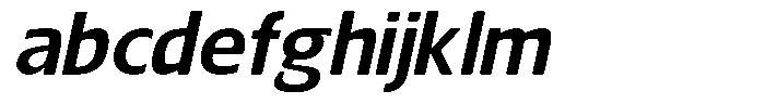 Nuviora Smooth Bold Slant Semi Expan FONT