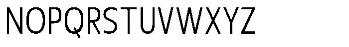Nuviora Smooth Condensed Font UPPERCASE