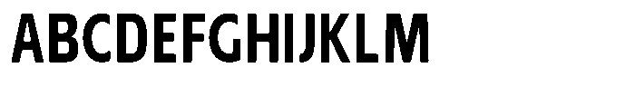 Nuviora Smooth Extra Bold Condensed Font UPPERCASE