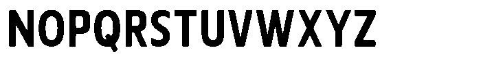 Nuviora Smooth Extra Bold Condensed Font UPPERCASE