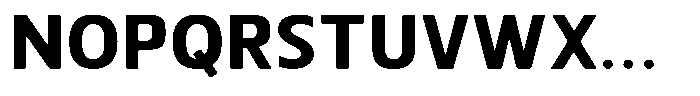 Nuviora Smooth Extra Bold Semi Expan Font UPPERCASE