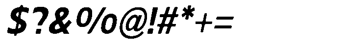 Nuviora Smooth Extra Bold Slan Sem Con Font OTHER CHARS