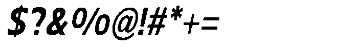 Nuviora Smooth Extra Bold Slant Conde Font OTHER CHARS