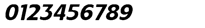Nuviora Smooth Extra Bold Slant Font OTHER CHARS