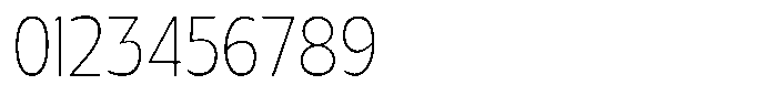 Nuviora Smooth Extra Light Condensed Font OTHER CHARS