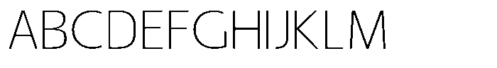 Nuviora Smooth Extra Light Expanded Font UPPERCASE