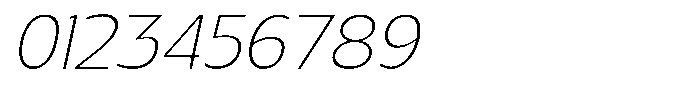Nuviora Smooth Extra Light Slant Font OTHER CHARS