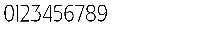 Nuviora Smooth Light Condensed Font OTHER CHARS