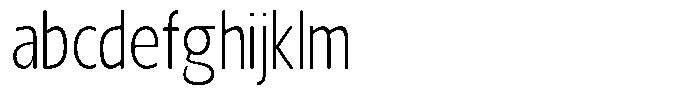 Nuviora Smooth Light Condensed FONT