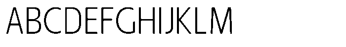 Nuviora Smooth Light Semi Condensed Font UPPERCASE