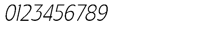 Nuviora Smooth Light Slant Condensed Font OTHER CHARS