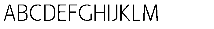 Nuviora Smooth Light Font UPPERCASE