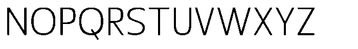 Nuviora Smooth Light Font UPPERCASE