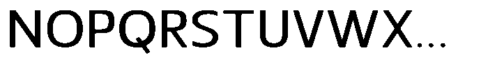 Nuviora Smooth Medium Expanded Font UPPERCASE