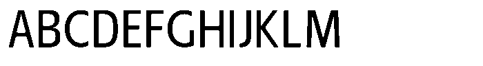 Nuviora Smooth Medium Semi Conden Font UPPERCASE