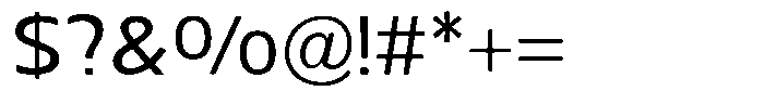 Nuviora Smooth Medium Semi Expand Font OTHER CHARS