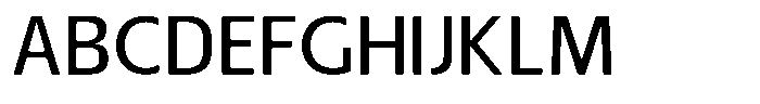 Nuviora Smooth Medium Semi Expand Font UPPERCASE