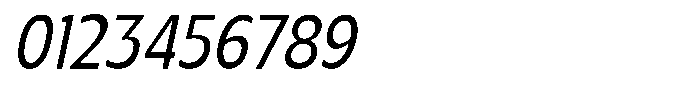 Nuviora Smooth Medium Slant Conden Font OTHER CHARS